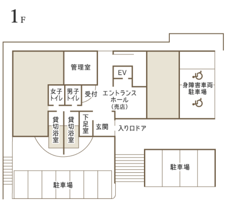 施設案内図1F