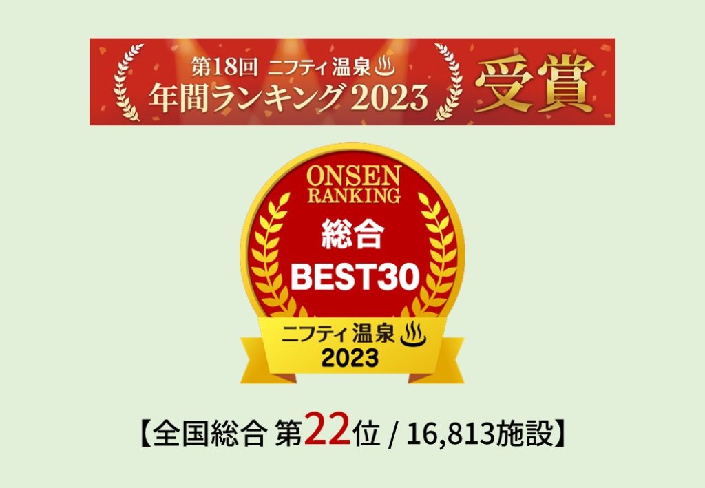 第18回ニフティ温泉年間ランキング2023