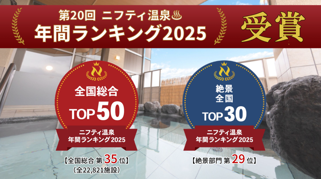 第20回ニフティ温泉年間ランキング2025